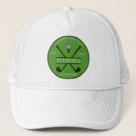 Golf Legende Cross Club Green Truckerkappe