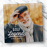 Golf Legende Seit der Geburt Funny Modern Vintag Briefbeschwerer<br><div class="desc">Design besteht aus Vintagen Stil Typografie - Funny Humour - Golf Legend Seit der Geburt.</div>