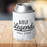Golf Legende Seit der Geburt Funny Modern Vintag Dosenkühler<br><div class="desc">Design besteht aus Vintagen Stil Typografie - Funny Humour - Golf Legend Seit der Geburt.</div>
