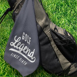 Golf Legende Seit der Geburt Funny Modern Vintag Golfhandtuch<br><div class="desc">Design besteht aus Vintagen Stil Typografie - Funny Humour - Golf Legend Seit der Geburt.</div>