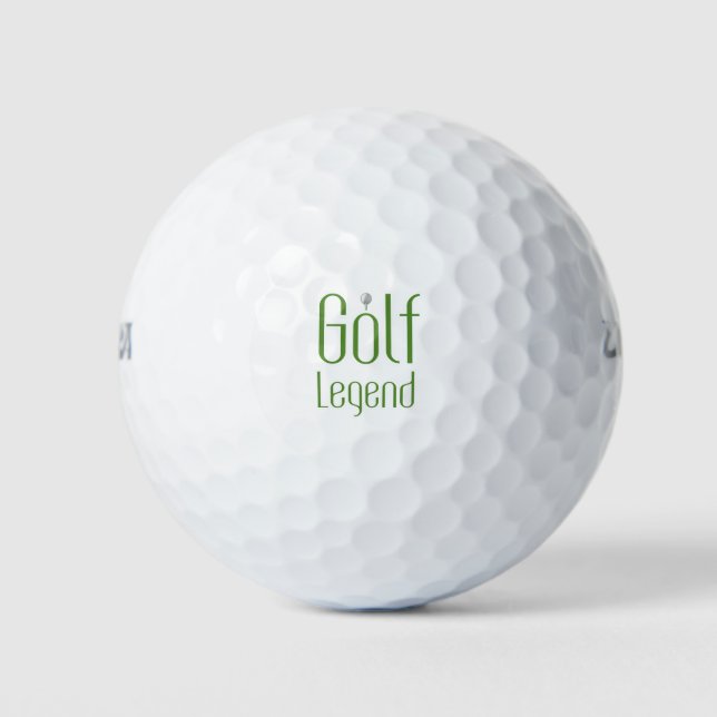 Golf-Legende Vintager Golfball (Vorderseite)