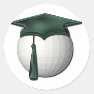 Golf-Lektions-Aufkleber Runder Aufkleber