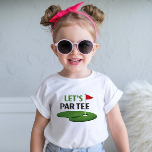 Golf Let's Par Abschlag für Golfer Baby T-shirt