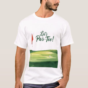 Golf Let's Par Tee auf dem Golfplatz