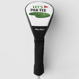 Golf Let's Par Tee für Golfer Headcover
