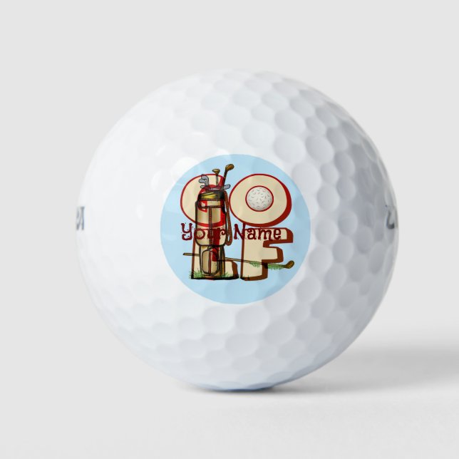 Golf-Liebe Golfball (Vorderseite)