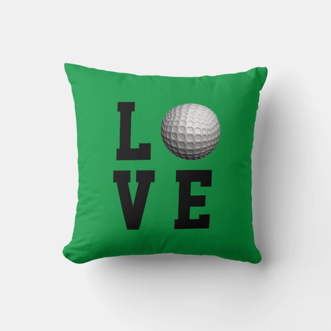 Golf-Liebe kundengerecht Kissen (Vorderseite)