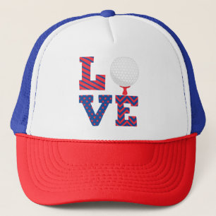Golf Liebe Kunst Truckerkappe