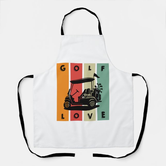 Golf-Liebe Schürze (Vorderseite)