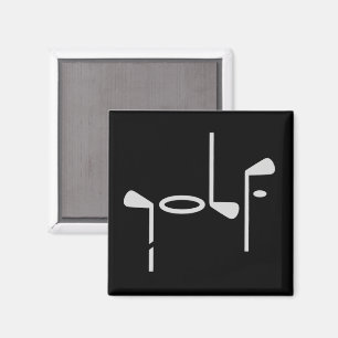 Golf-Liebhaber Golfer Golf-Club Magnet