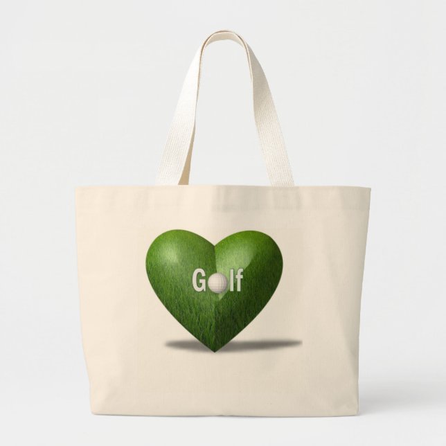 Golf-Liebhaber-Tasche Jumbo Stoffbeutel (Vorne)