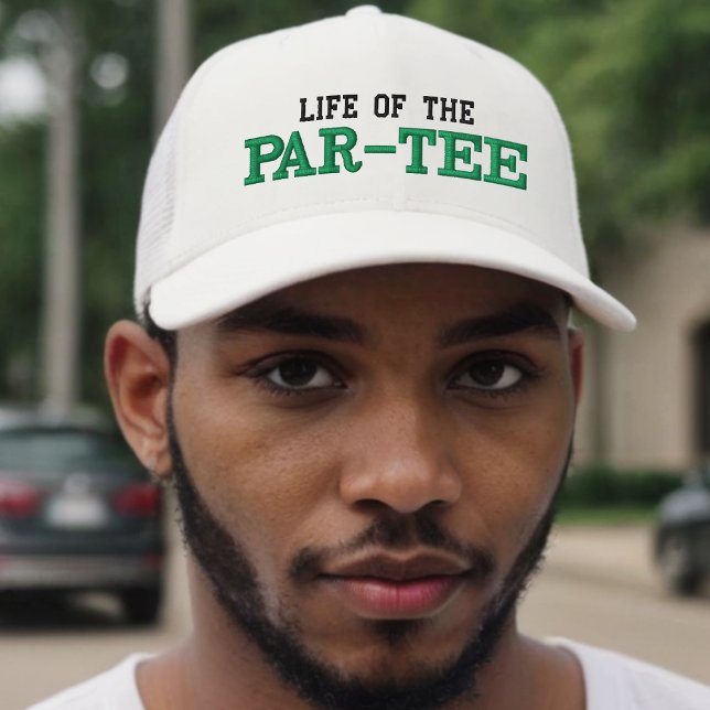 Golf Life of the Par T-Shirt Monogram Initial Bestickte Baseballkappe (Golf Life of the Par Tee Monogram Initial Embroidered Baseball Cap
)