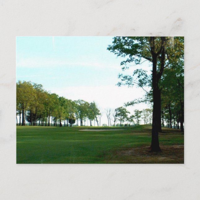 Golf Links Postkarten (Vorderseite)