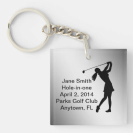Golf Loch--ein im Gedenken kundengerecht Schlüsselanhänger