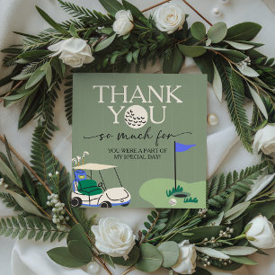 Golf Loch in ONE Geburtstagsgeschenk Danke Schild Geschenkanhänger