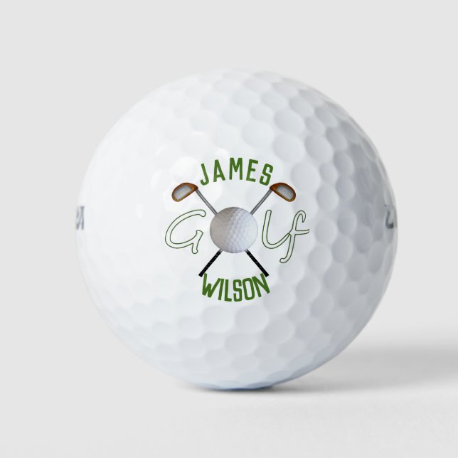 Golf Logo Custom Golf Balls Golfball (Vorderseite)