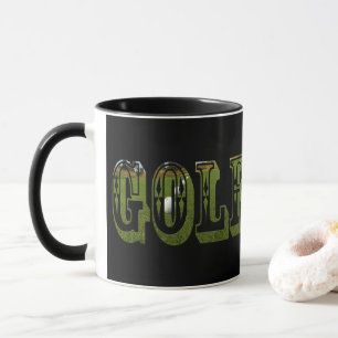 Golf-Logo mit Balls, Tasse