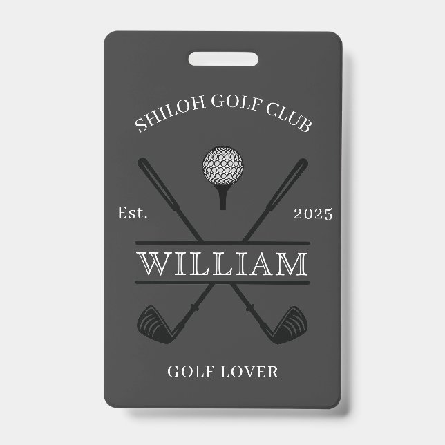 Golf Lover Cross Club Ausweis (Vorderseite)