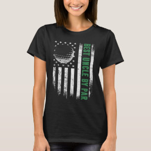 Golf Lover Retro USA Beste Flagge durch P T-Shirt
