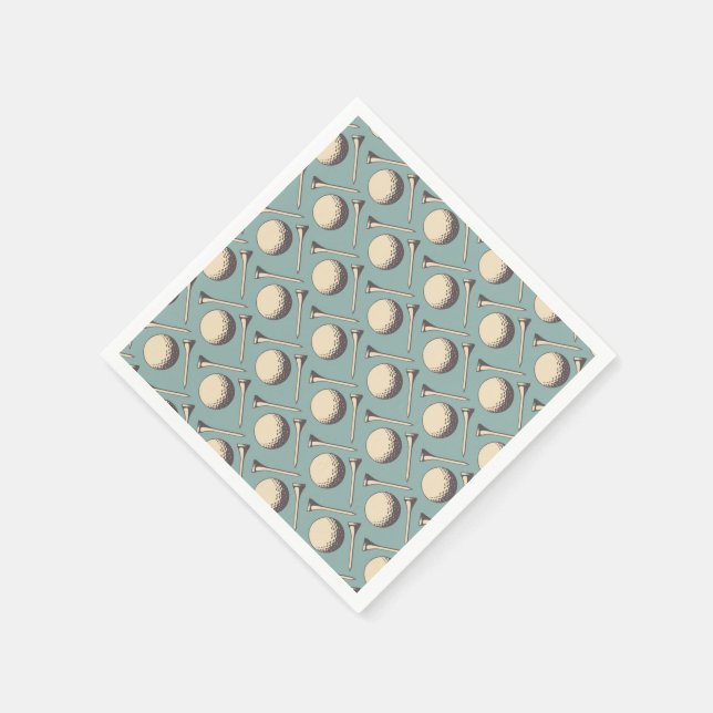 Golf Lover (Vintag) Serviette (Ecke)