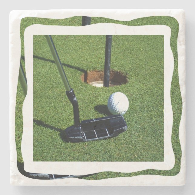 Golf macht dieses Par, Steinuntersetzer (Vorderseite)