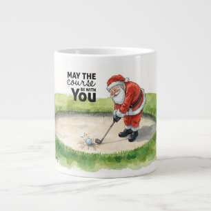Golf Mai der Platz bei Ihnen sein für Weihnachten  Jumbo-Tasse