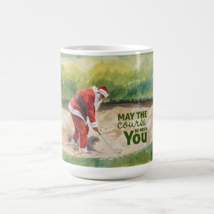 Golf Mai der Platz bei Ihnen sein für Weihnachten Kaffeetasse