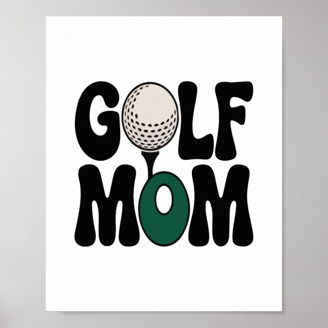 Golf-Mama Poster (Vorne)