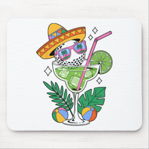 Golf Margarita Sombrero Tropical Funny Cinco De Ma Mousepad