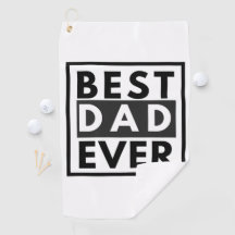 Meilleur papa jamais Fête des pères serviette de g