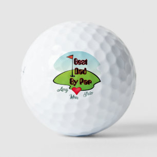 Golf Meilleur Papa par Par -Nom/ Initiales  Balles de G