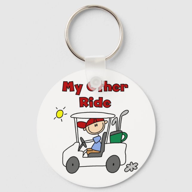 Golf meine andere Fahrt Schlüsselanhänger (Vorderseite)