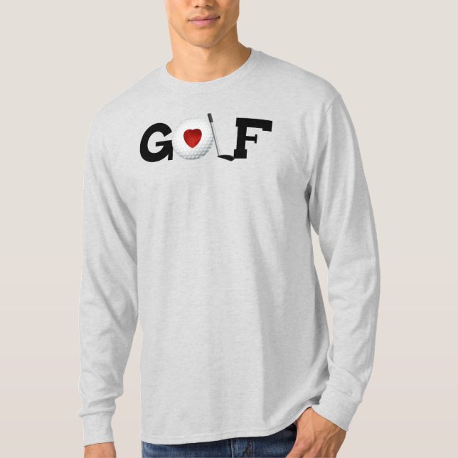 Golf-Mens-T-Shirt T-Shirt (Vorderseite)
