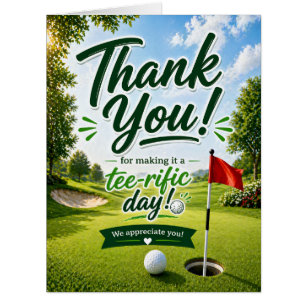 Golf Merci pour cette journée formidable