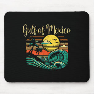 Golf Mexico Beach Waves Vintag Surf Tropical Wome Mousepad