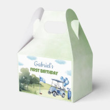 Golf Mini Theme Boy Birthday Party Gefallen Box