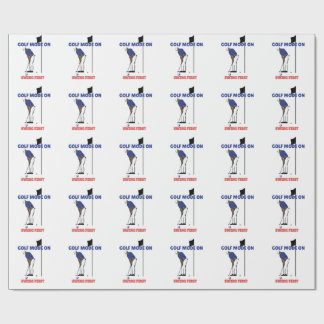 Golf Mode ON: Swing First | Funny Golfer Graphic T Geschenkpapier