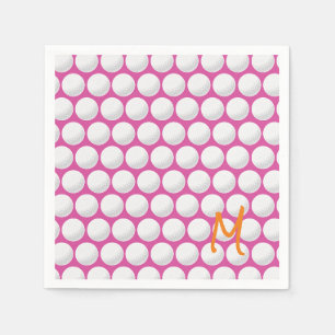 Golf Modern Pink White Orange Golf Erstklassiger S Serviette