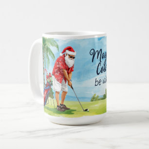 Golf Möge der Platz an Weihnachten mit dir sein Kaffeetasse