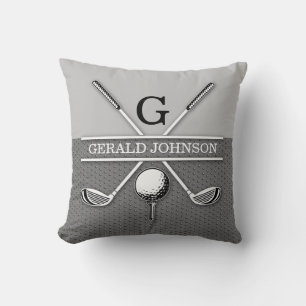 Golf-Monogramm-Design-Wurfkissen Kissen