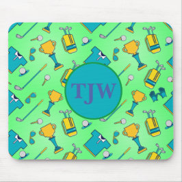 Golf Mousepad mit Monogram