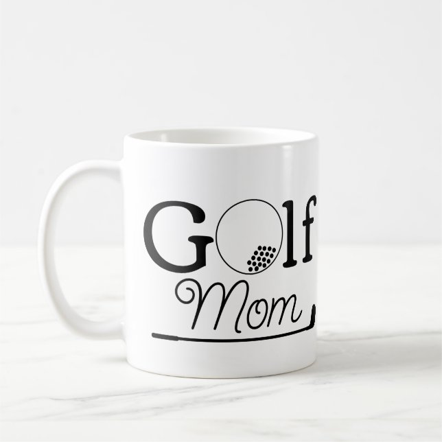 Golf-Mutter Kaffeetasse (Links)