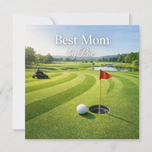 Golf-Muttertagskarte für Mama  Karte