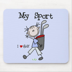 Golf My Sport T-Shirts und Geschenke Mousepad