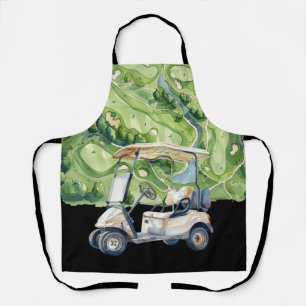 Golf nach dem Motto Golfer Schürze