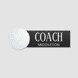 Golf Namensschild