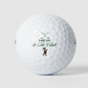 Golf "NEU IM CLUB" BABY Shower Golfball