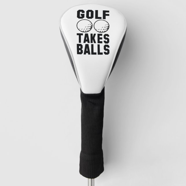 Golf nimmt Balls Headcover (Vorderseite)