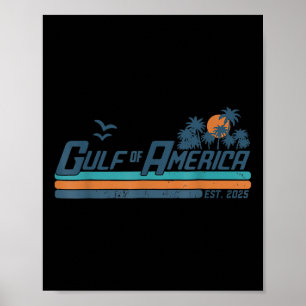 Golf of us America Est 2025 Retro Vintag Beach _1 Poster