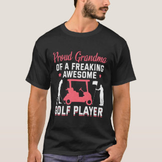 Golf Oma Golfspieler Großmutter Thema Golf T-Shirt